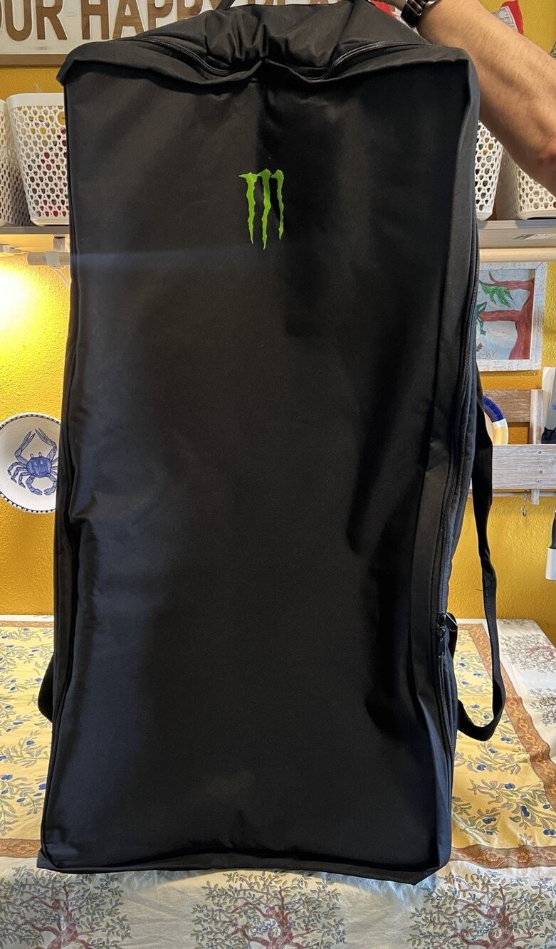 Monster Energy XXL Rolling Travel Gear Bag Wheeled Duffel Luggage 40” Promo Rare